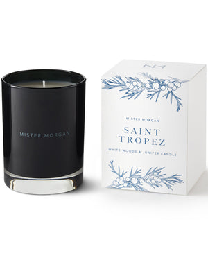 Saint Tropez White Wood and Juniper Candle