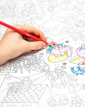 OMY Kids Life Giant Coloring Poster