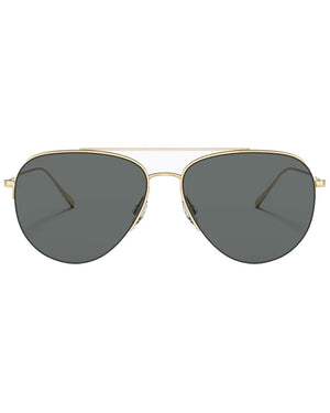 Cleamons Gold Polar Gray Lens Sunglasses