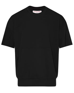 Black Bursis Short Sleeved Sweatshirt