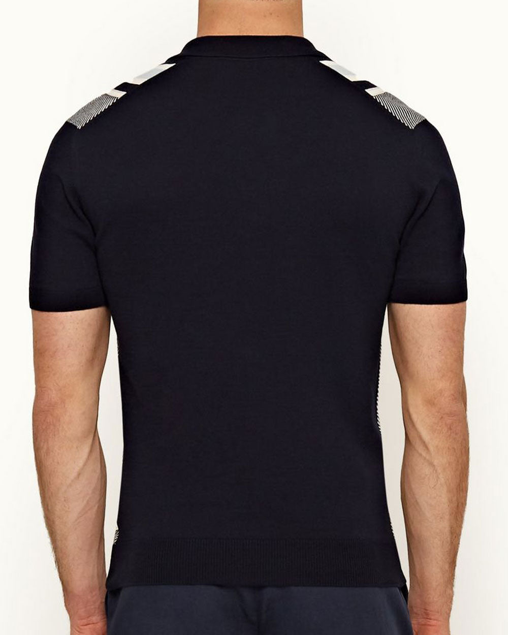 Edmond Polo Shirt in Navy Capri