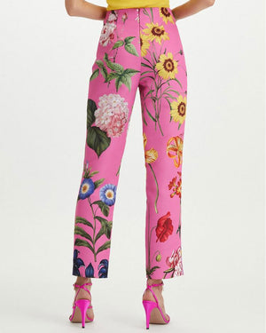 Lilac Floral High Rise Pant