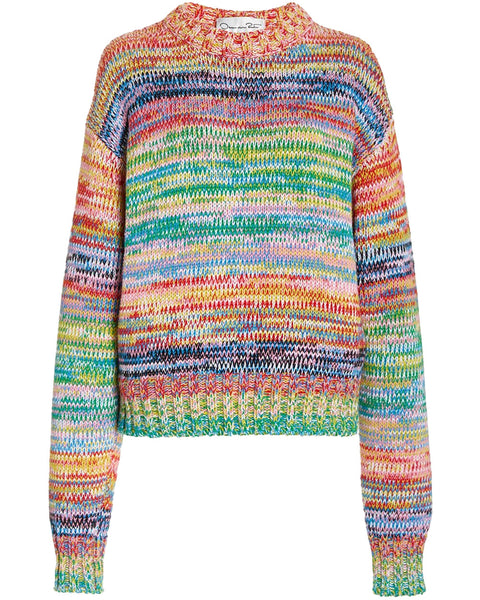 Oscar de la Renta Rainbow Ombre Knit Sweater – Stanley Korshak