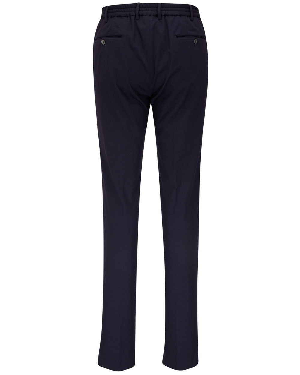Techno Jersey Slim Fit Pant in Navy