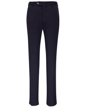 Techno Jersey Slim Fit Pant in Navy
