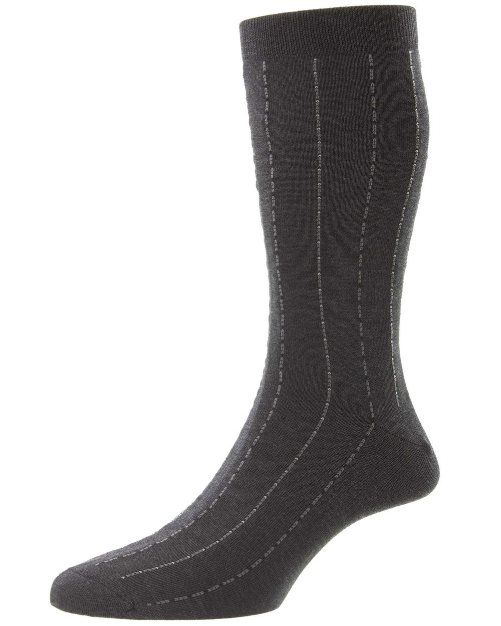 Pelham Over the Calf Socks in Grey