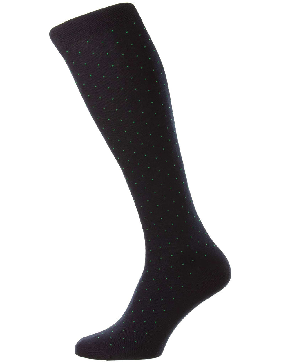 Gadsbury Cotton Over the Calf Socks in Navy