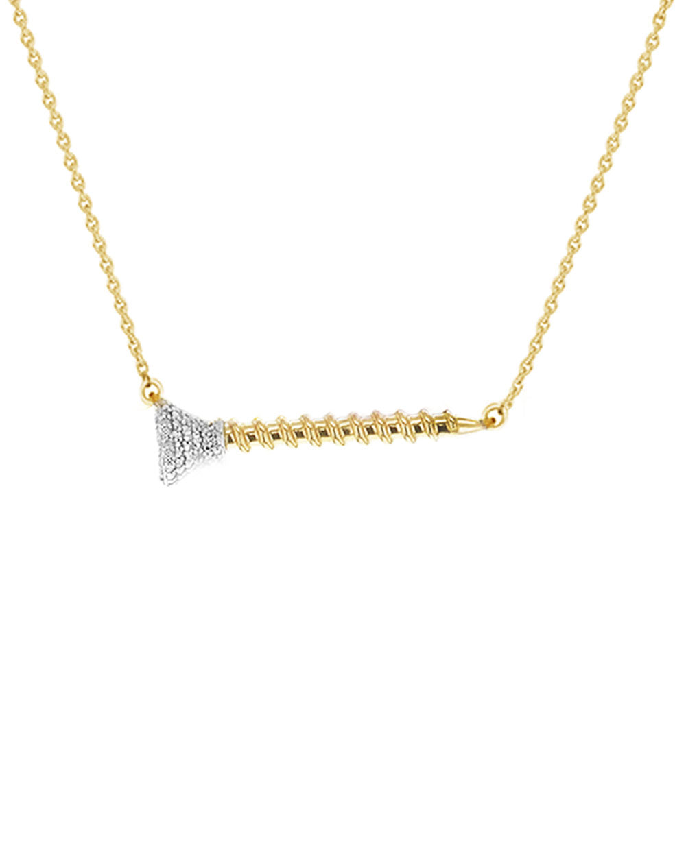 18k Gold Vermeil and Sterling Silver Screw You I Got This Necklace