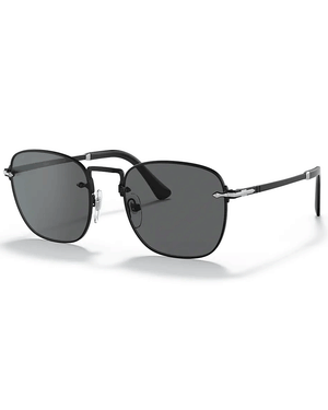 Black Metal Dark Gray Lens Sunglasses