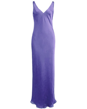 Periwinkle Low Back Maxi Dress