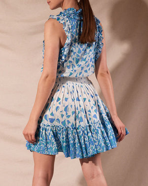 Blue Petale Triny Mini Dress
