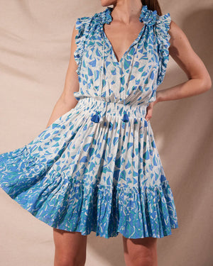 Blue Petale Triny Mini Dress