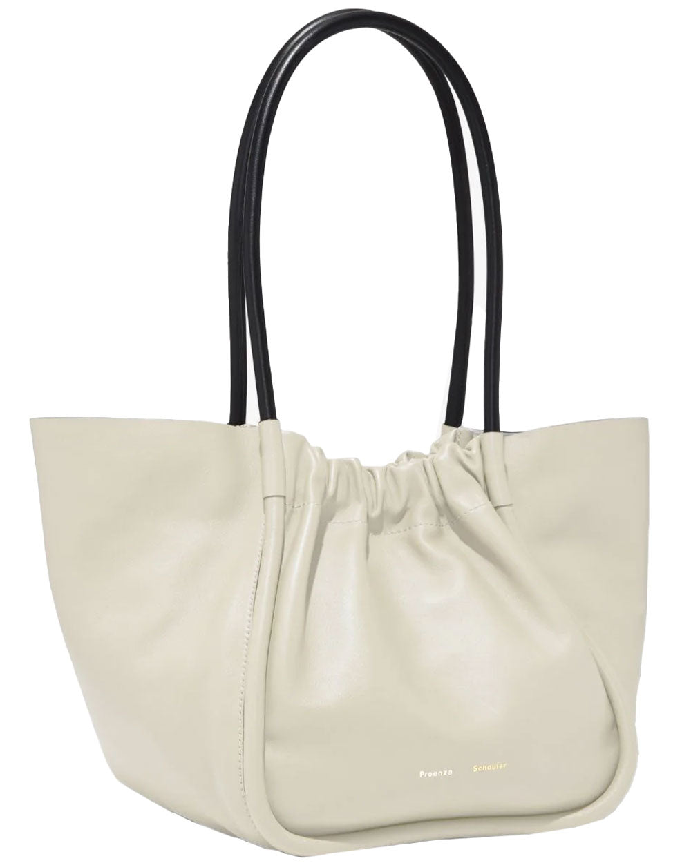Large Ruched Tote in Clay