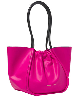 Large Ruched Tote in PInk