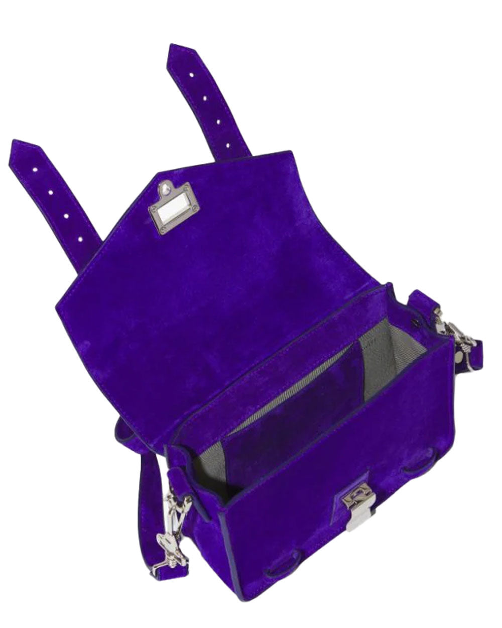 PS1 Mini Crossbody Bag in Dark Indigo Suede