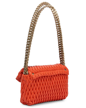 Small Harris Shoulder Bag in Coral