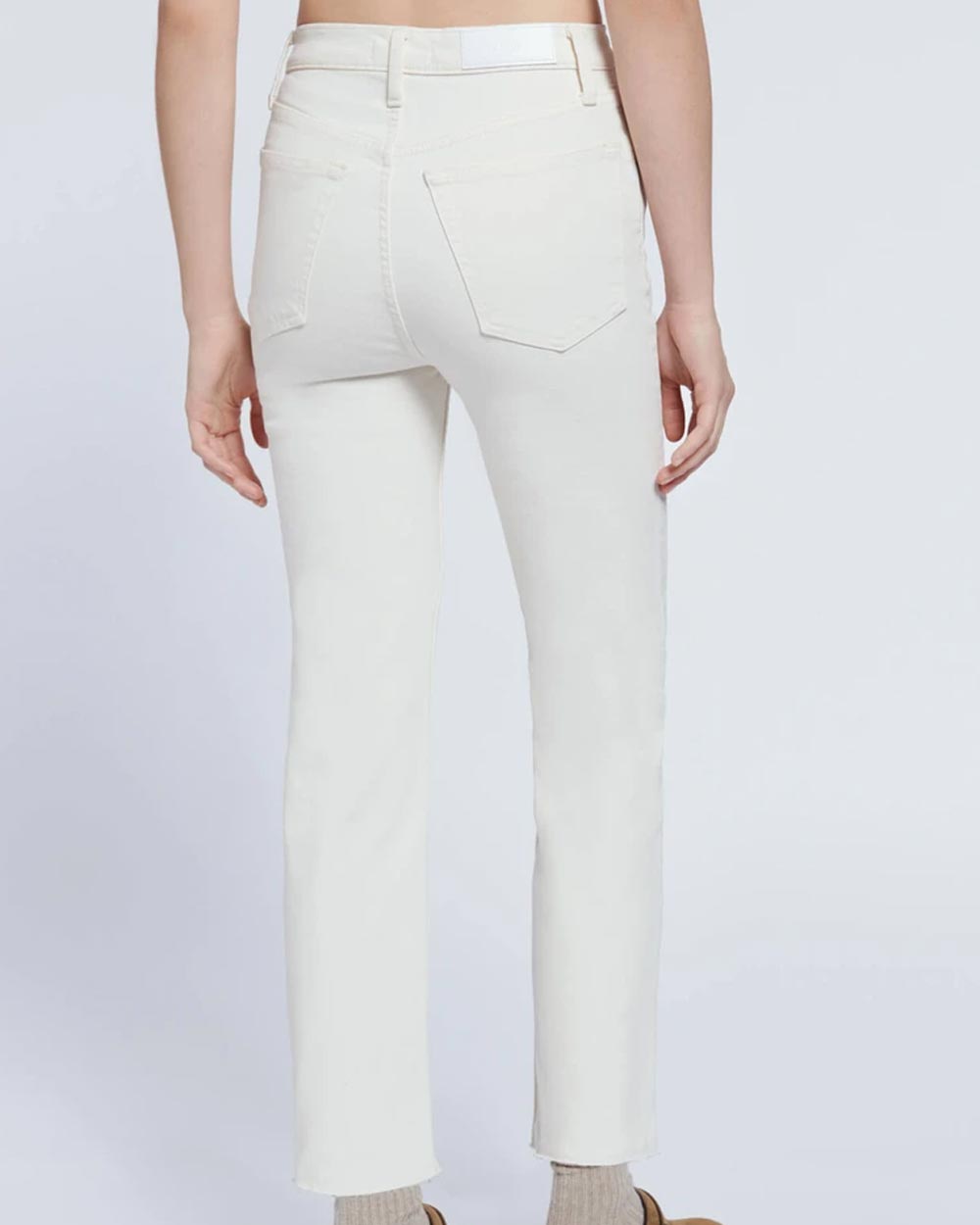 70s Stove Pipe Jean in Vintage White