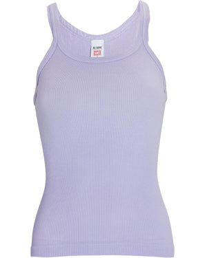Faded Orchid Ribbed Tank