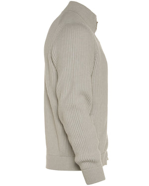 Perla Cashmere Full Zip Sweater