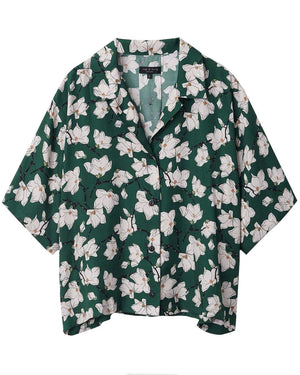 Green Floral Reed Shirt