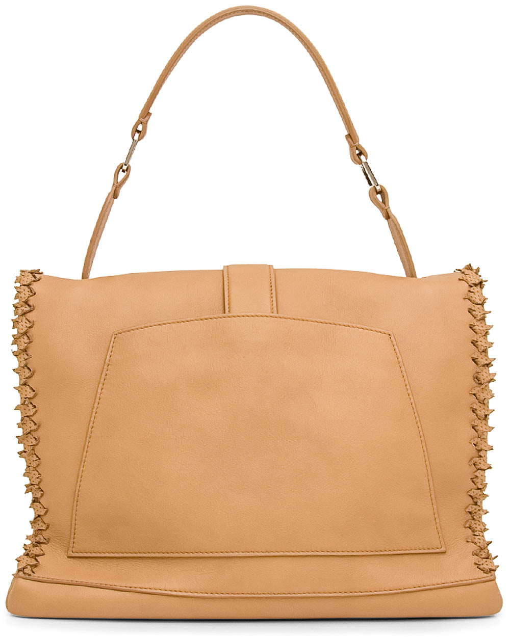 Large Top Handle Bag in Camel