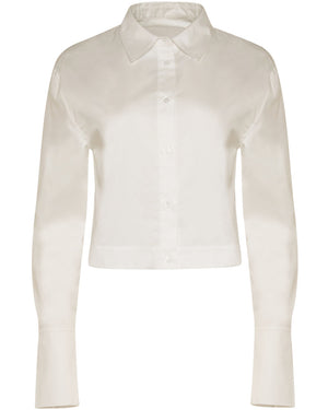 White Cotton Button Down Shirt