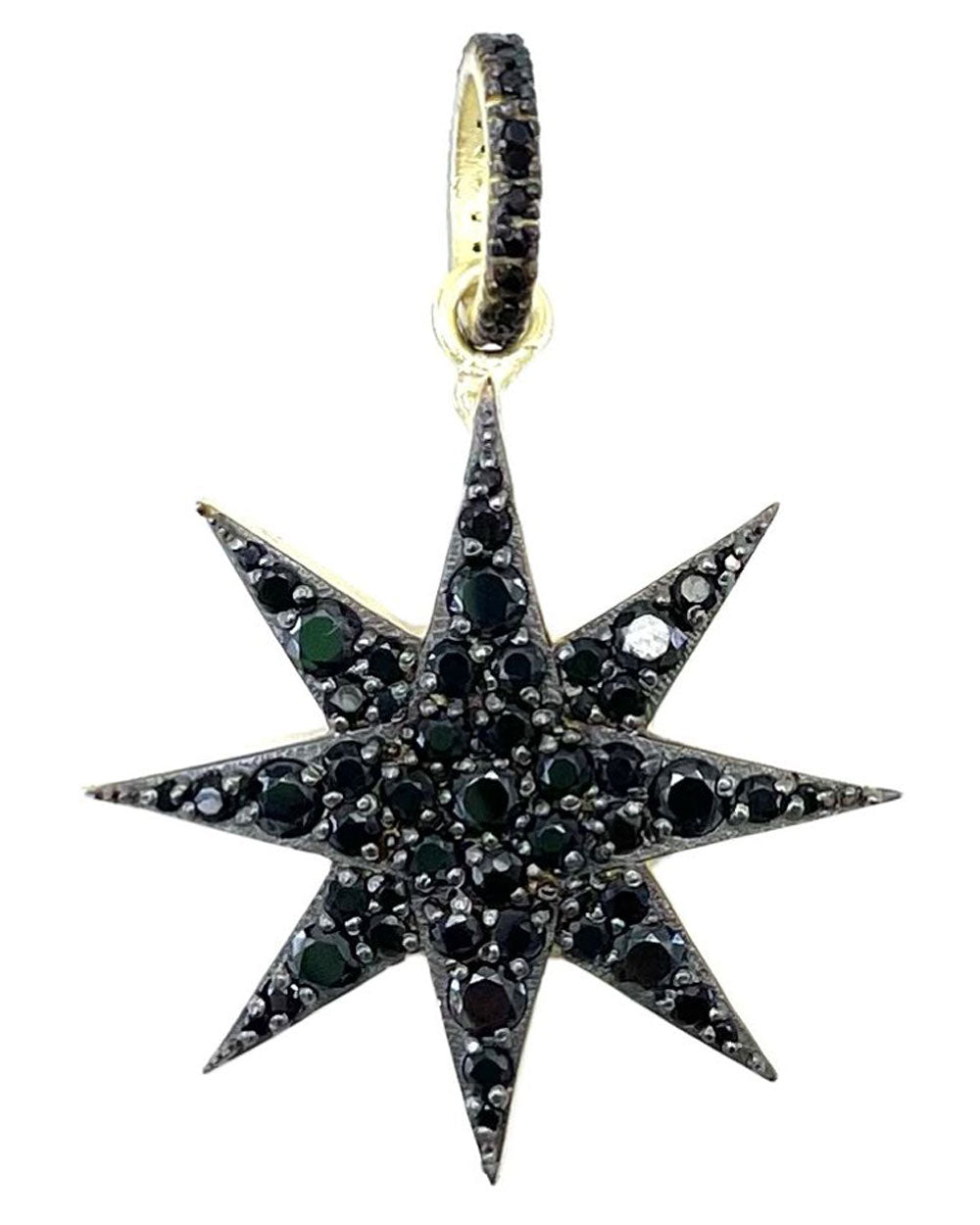 Black Diamond Starburst Pendant