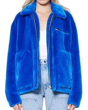 Reese Jacket in Magnetic Blue