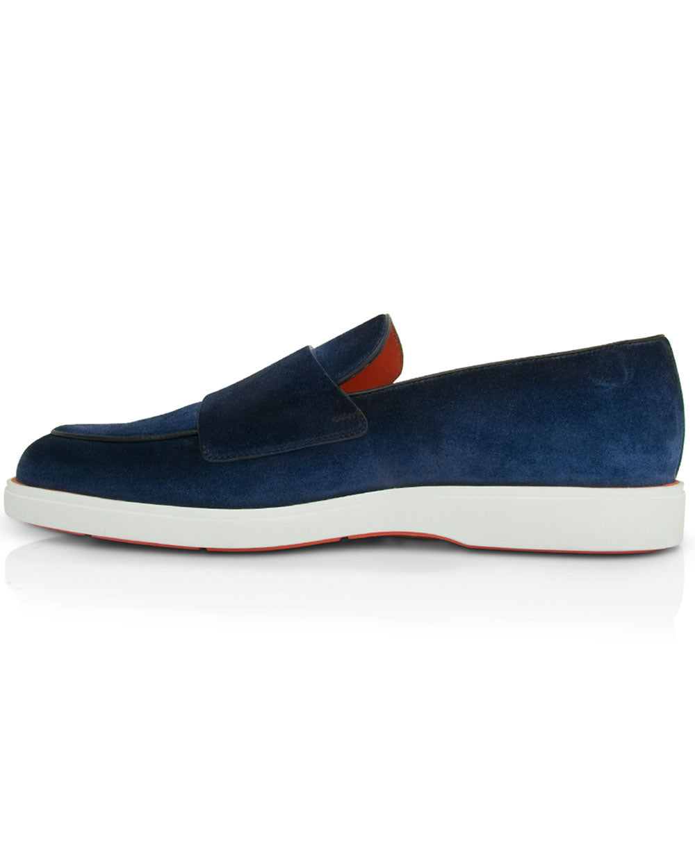 Drafts Double Monk Strap Loafer in Blue