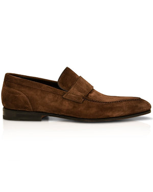 Bridal Suede Loafer in Brown
