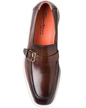 Dread Leather Loafer in Dark Brown