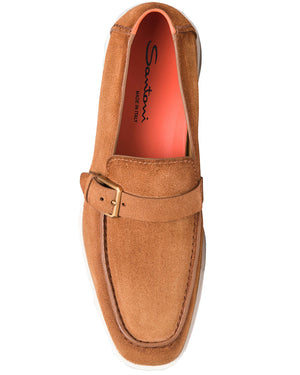 Dread Suede Loafer in Light Brown