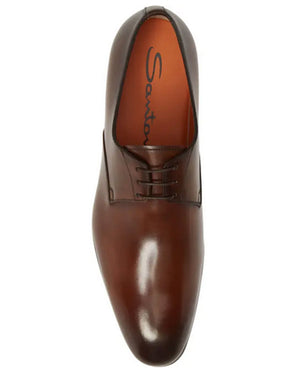 Induct Plain Derby Shoe in Brown