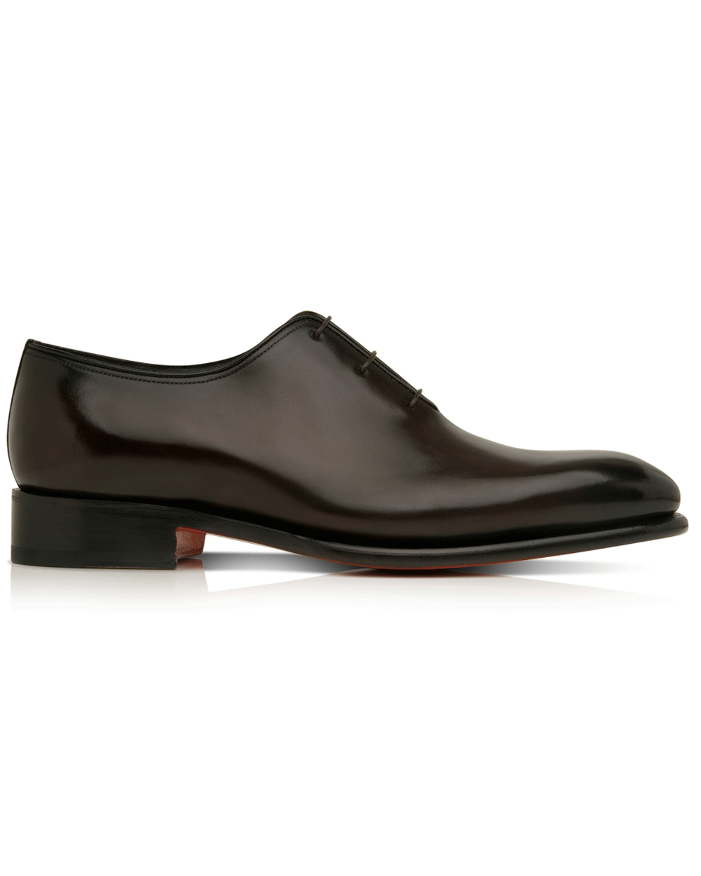 Leather Oxford in Dark Brown