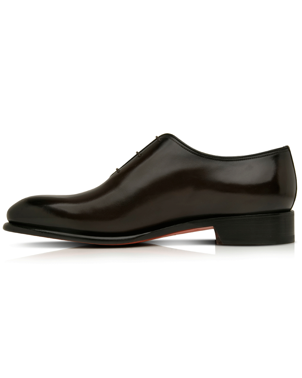 Leather Oxford in Dark Brown