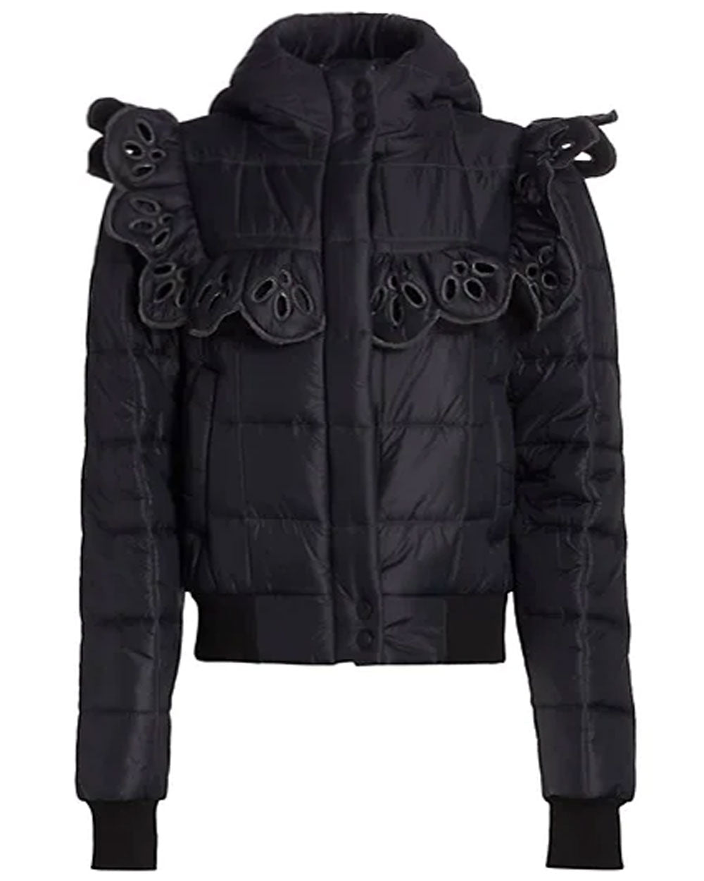 Black Wren Quilted Puffer Jacket