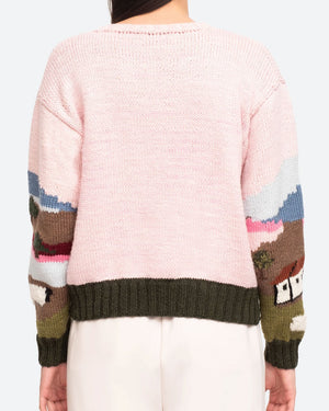 Multi Intarsia Reese Sheep Sweater