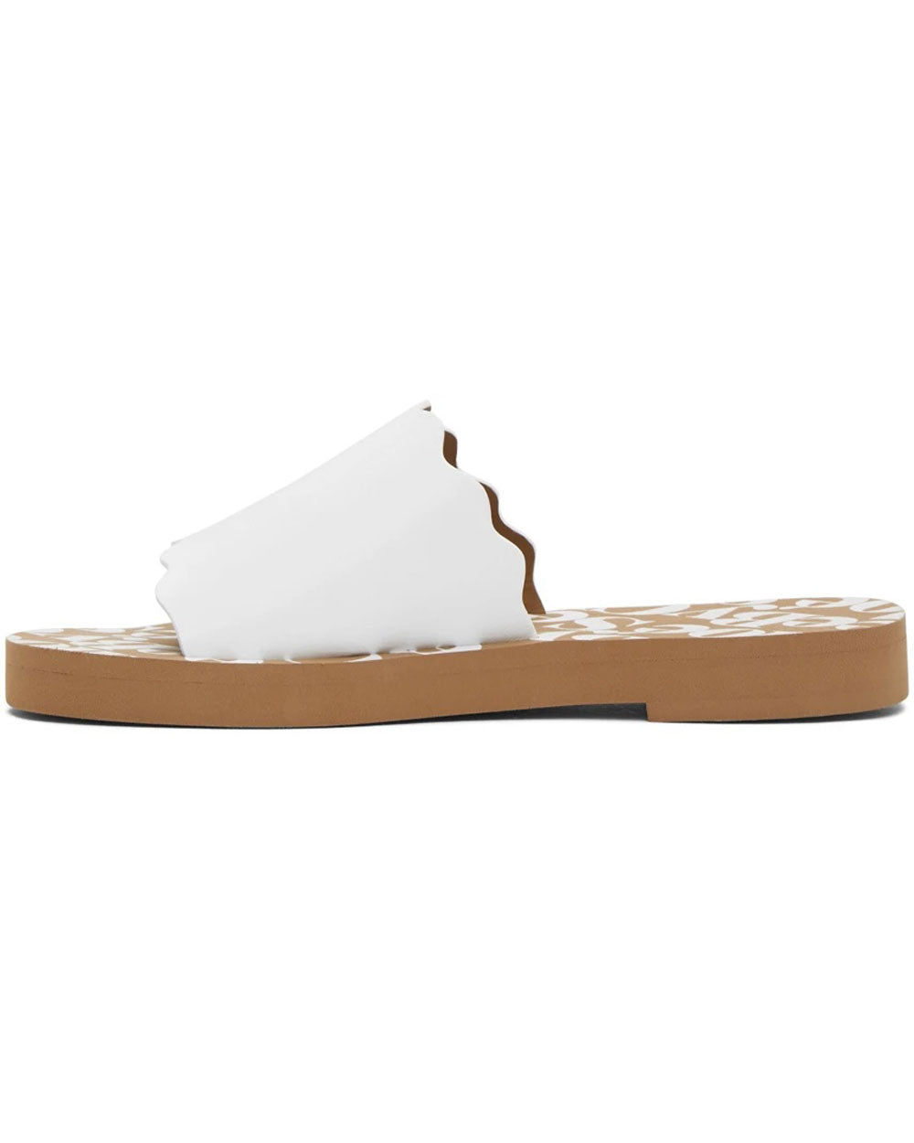 Essie Slide Sandal in White