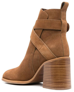 Lyna Bootie in Tobacco