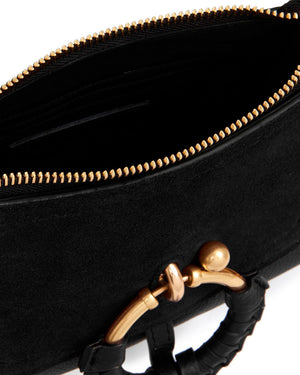 Mini Joan Crossbody Bag in Black