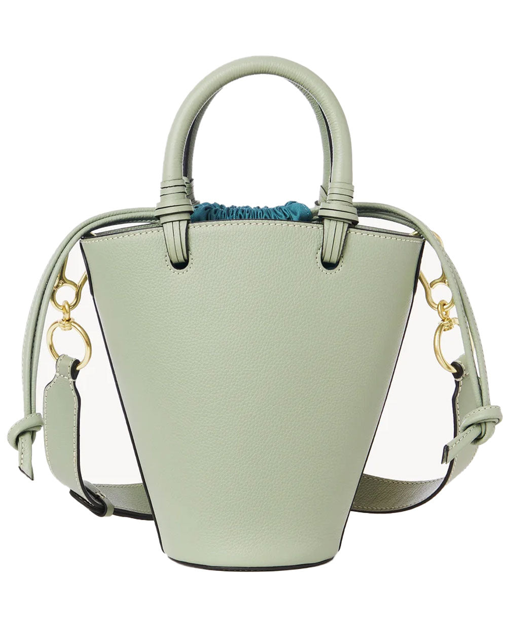 Small Cecilya Tote in Steel Green