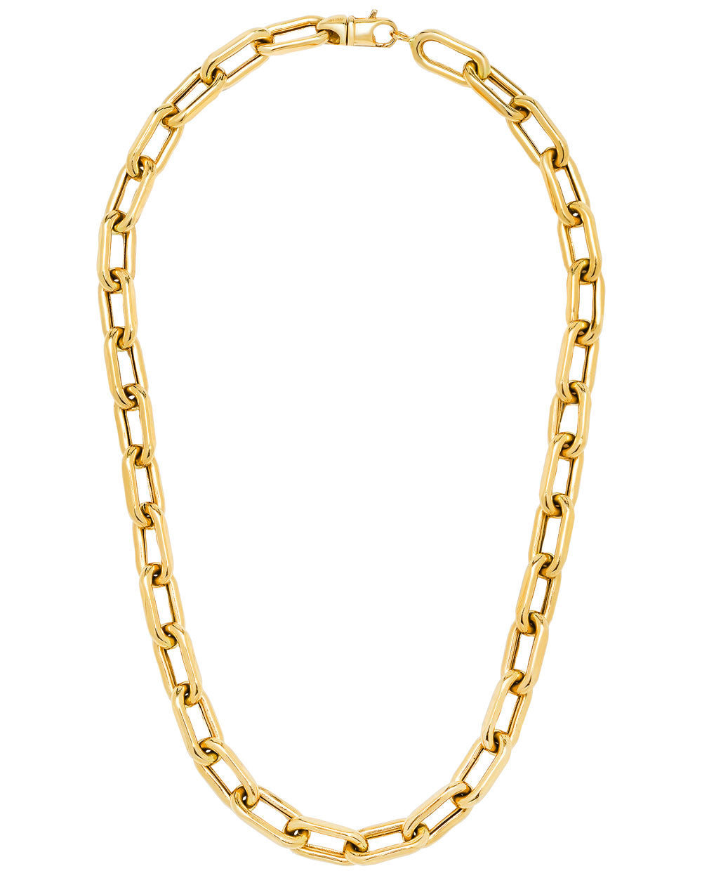 Yellow Gold Extra Large Open Link Necklace