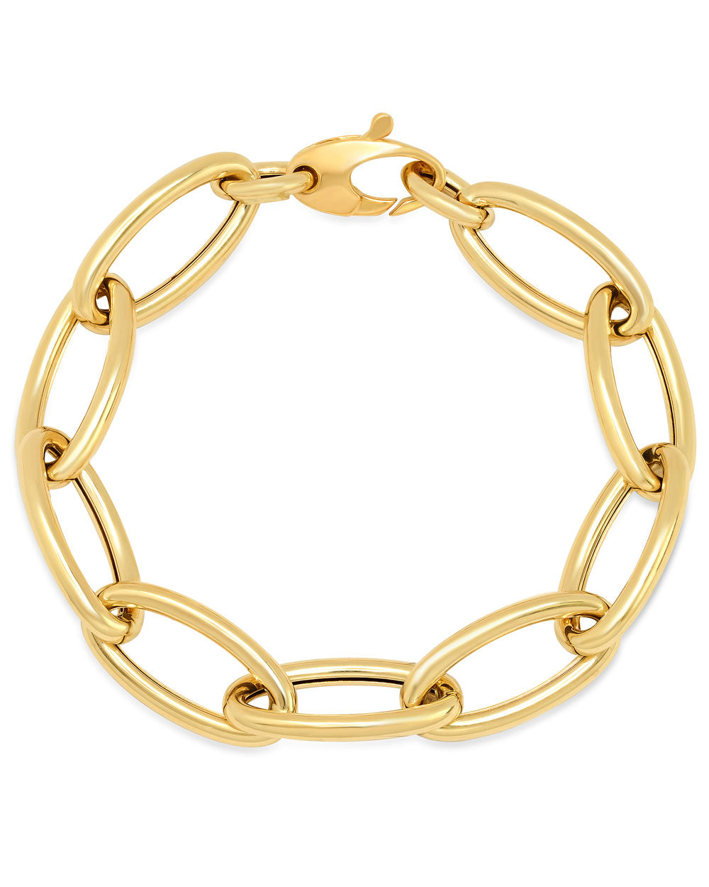 Yellow Gold Jumbo Link Bracelet