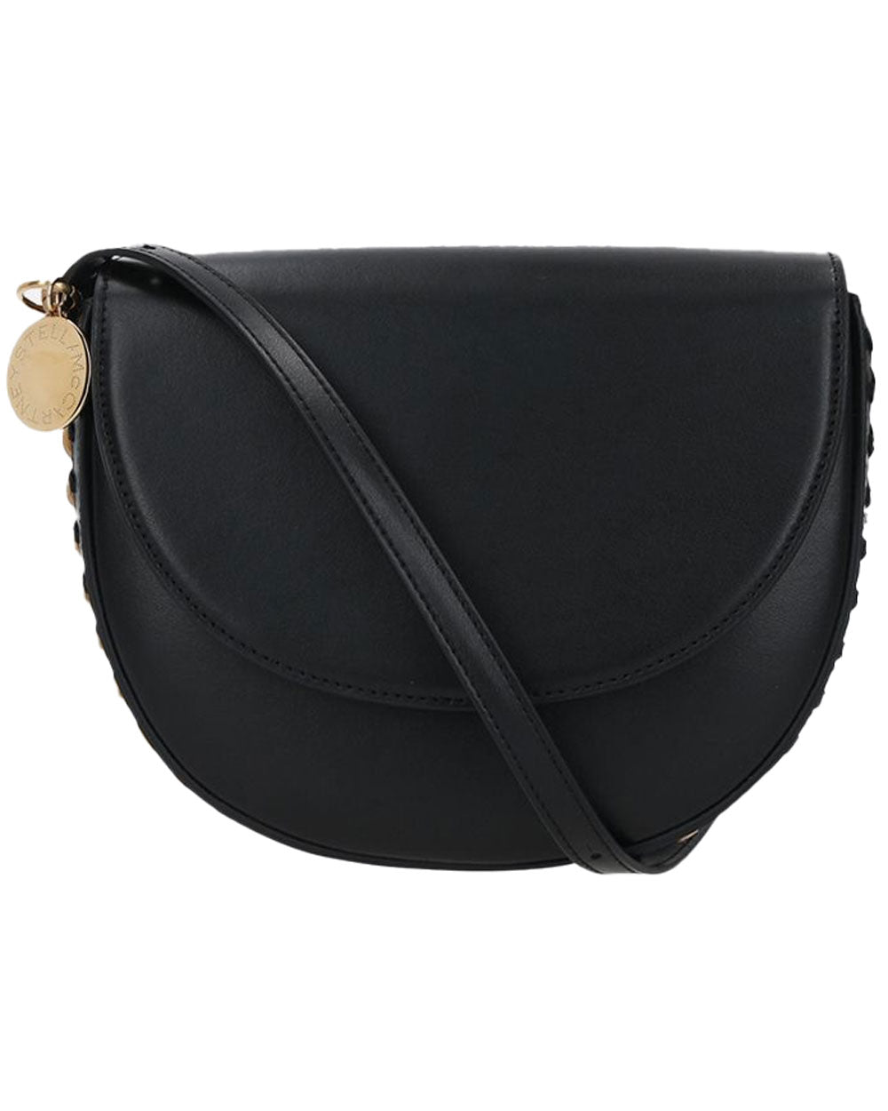 Medium Frayme Shoulder Bag in Black