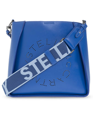 Mini Logo Crossbody Bag in Blue Jewel