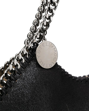 Large Falabella Shoulder Bag in Black Natural