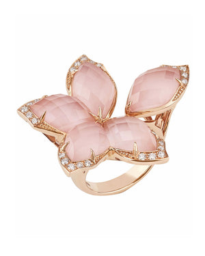 Small Pink Flower Ring