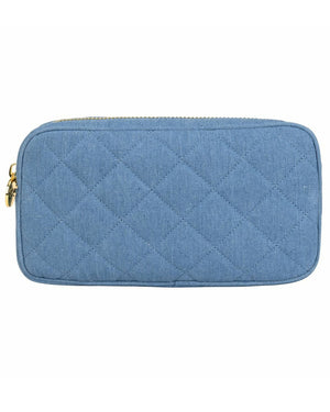 Blue Puffy Small Pouch