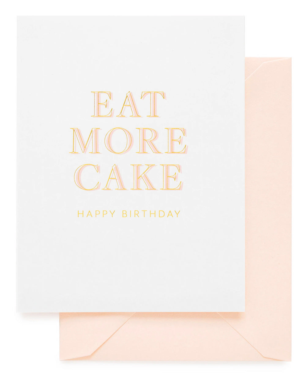 Eat More Cake Holiday Card