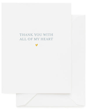 With All My Heart Holiday Card